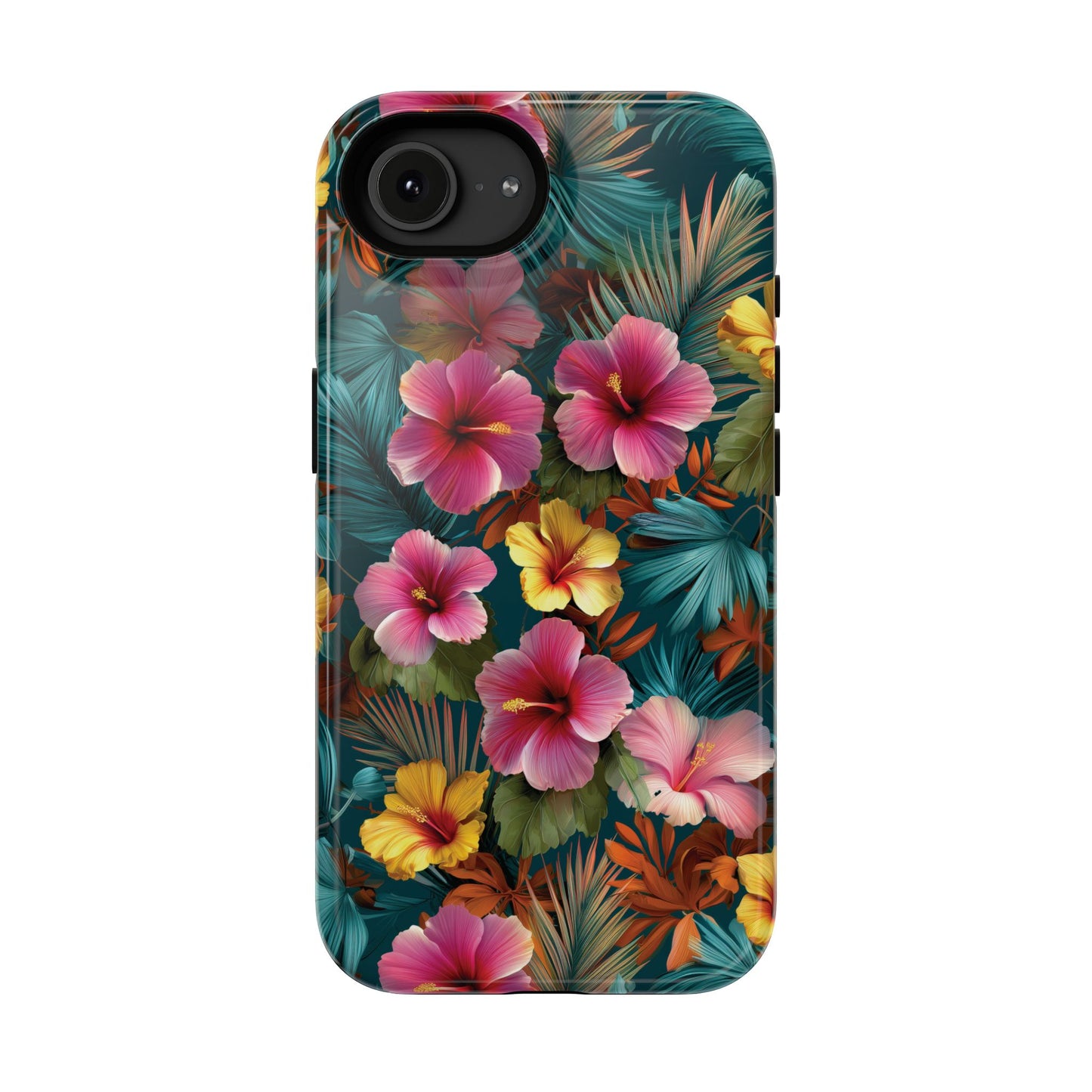 The Moody Oasis – Dark Tropical Design iPhone Case