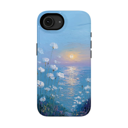 The White Sea Poppies – Coastal Impressionism Design iPhone Case