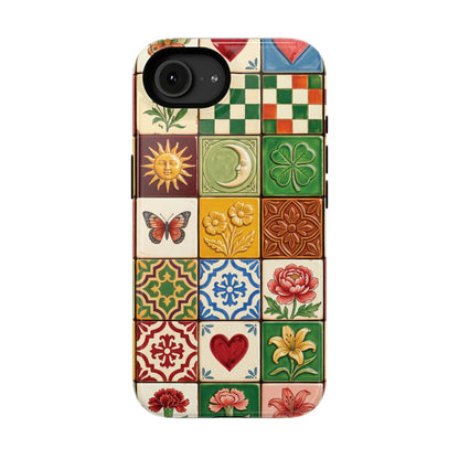 The Mediterranean Mosaic – Ceramic Tile Design iPhone Case