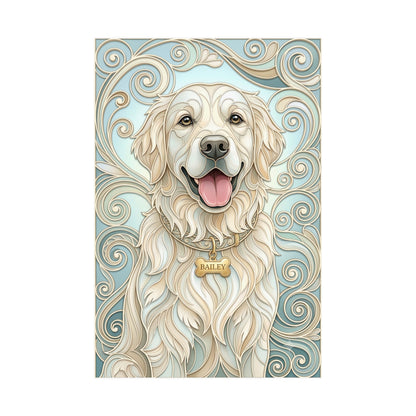 The Elegant Filigree – Custom Pet Portrait Wall Art