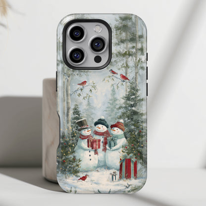 Frosty Friends Design iPhone Case