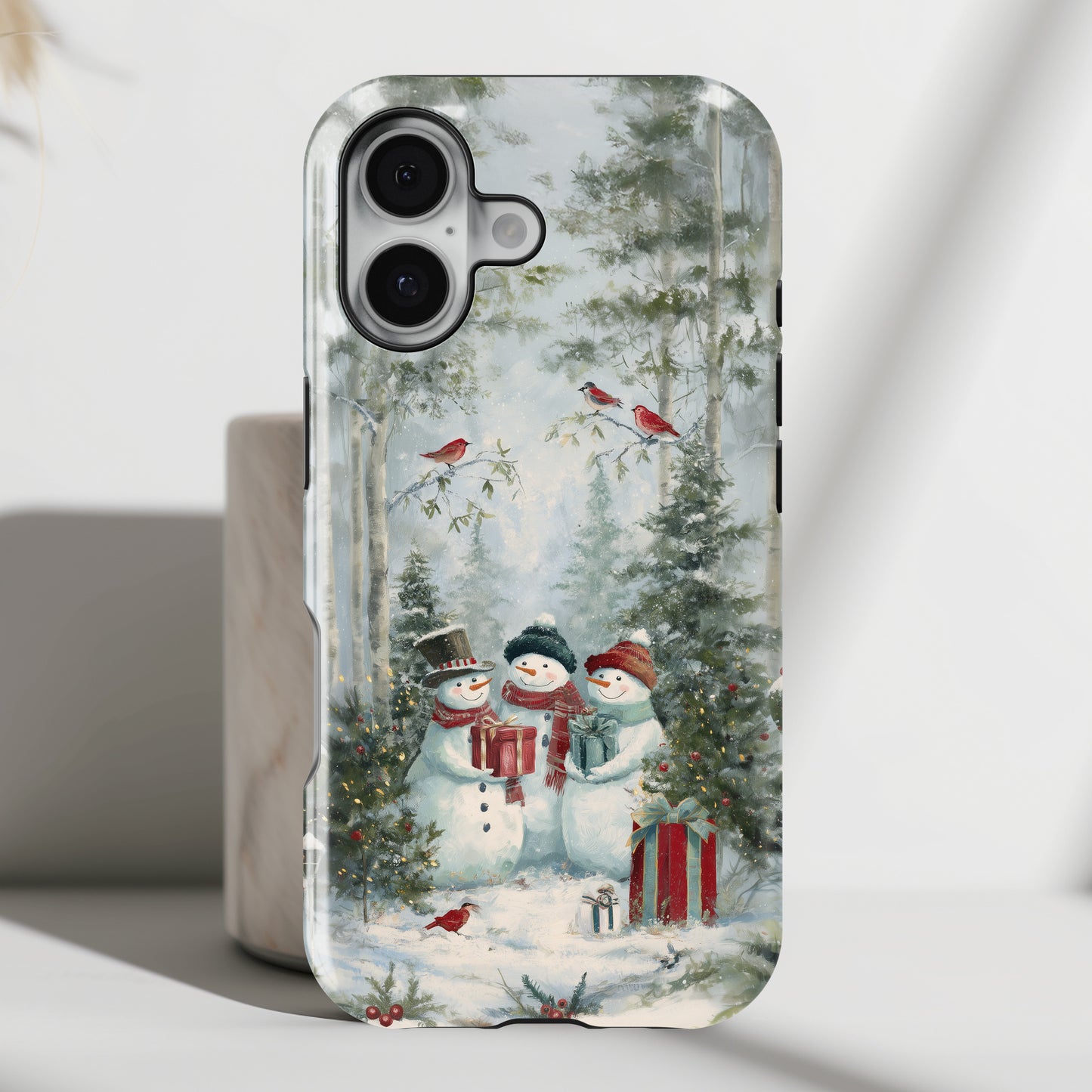 Frosty Friends Design iPhone Case