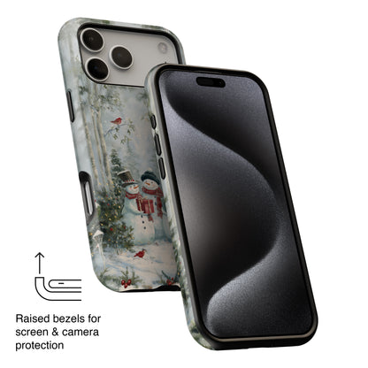 Frosty Friends Design iPhone Case