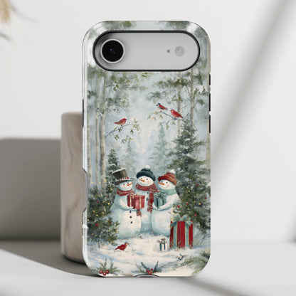 Frosty Friends Design iPhone Case
