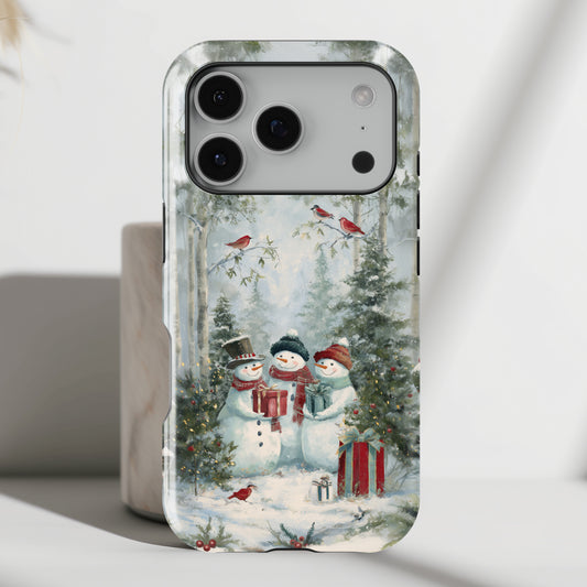 Frosty Friends Design iPhone Case