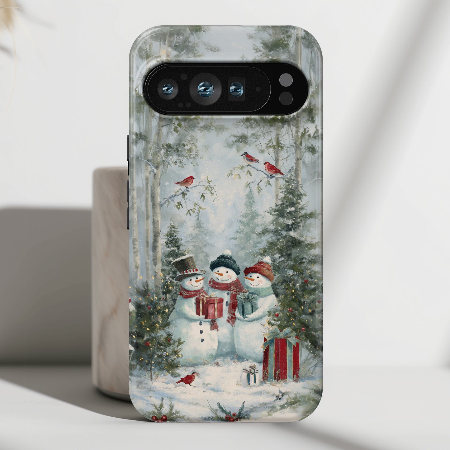 Frosty Friends Design Phone Case for Google Pixel