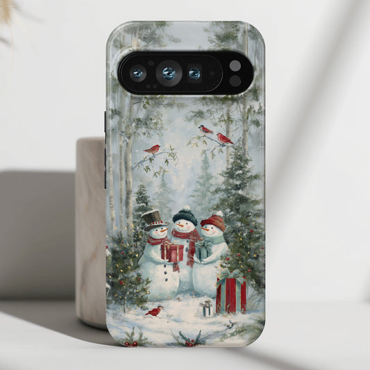 Frosty Friends Design Phone Case for Google Pixel