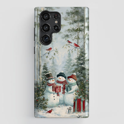 Frosty Friends Design Phone Case for Galaxy S series Phones