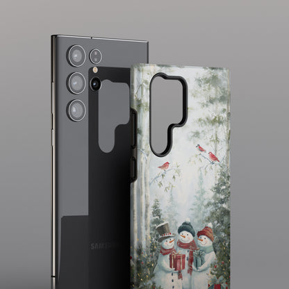Frosty Friends Design Phone Case for Galaxy S series Phones