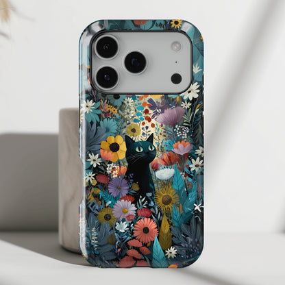 Garden Kitty Design iPhone Case