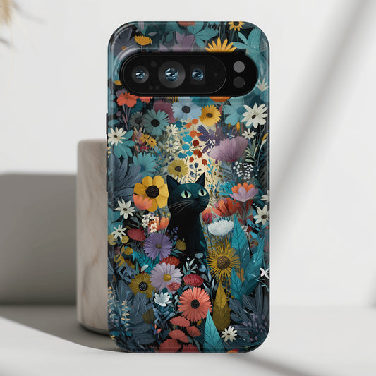 Garden Kitty Design Phone Case for Google Pixel