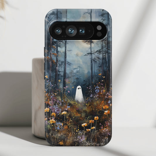 Ghost in Bloom Design Phone Case for Google Pixel
