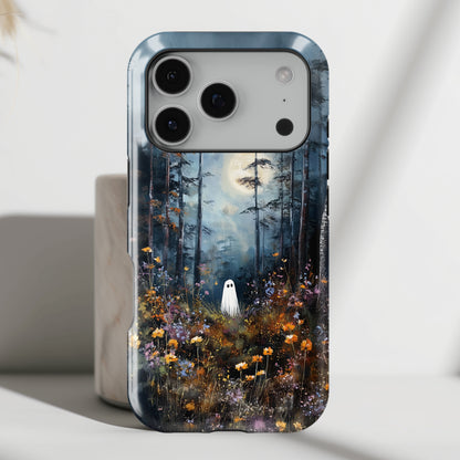 Ghost in Bloom Design iPhone Case