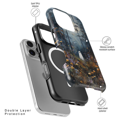 Ghost in Bloom Design iPhone Case (Copy)