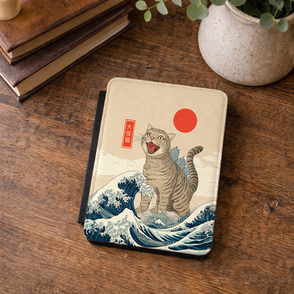 The Roaring Neko – Ukiyo-e Parody Kindle Case