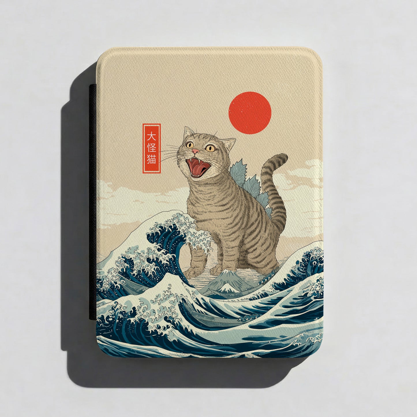 The Roaring Neko – Ukiyo-e Parody Kindle Case