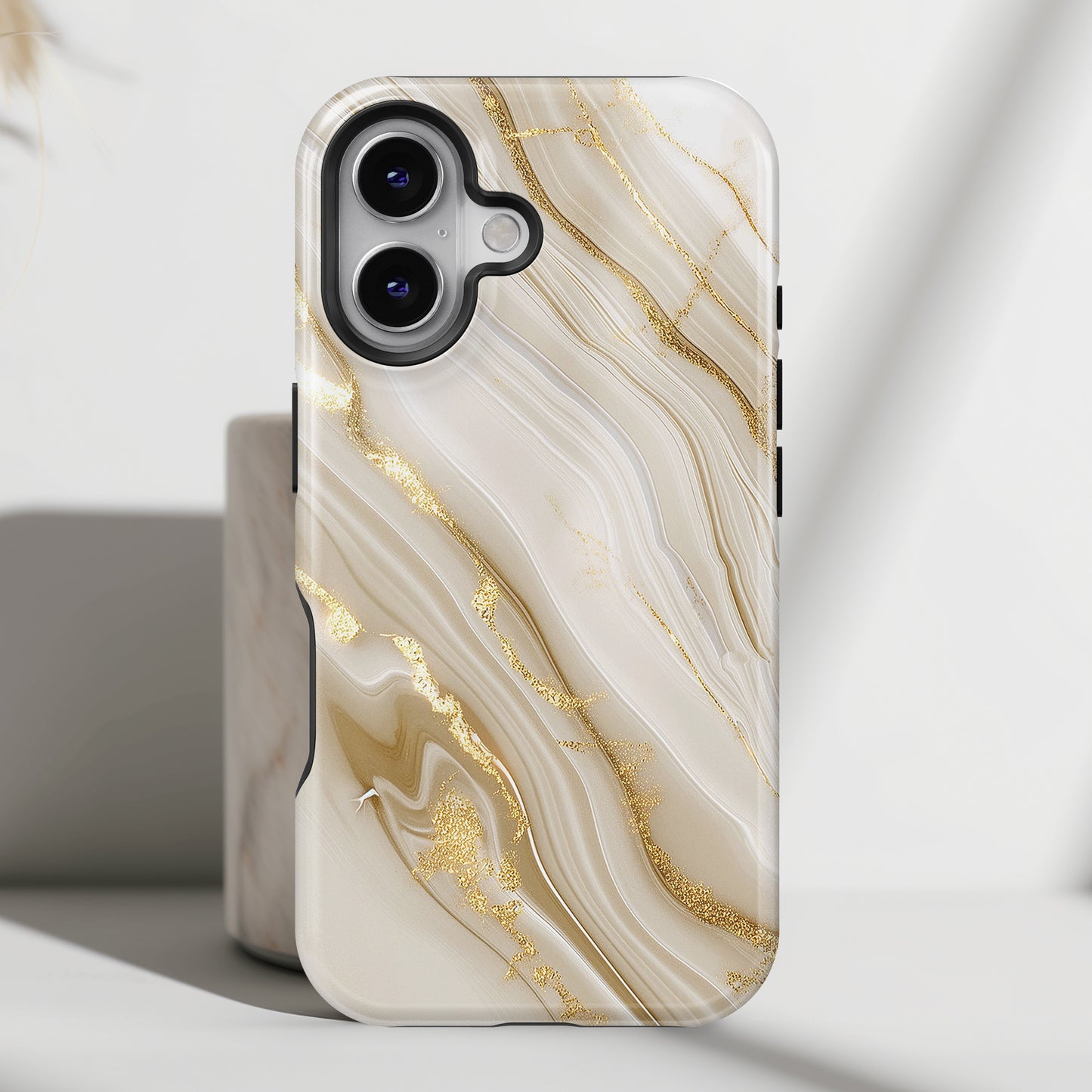 Luxury Gold Marble Case for iPhone