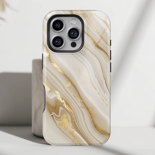 Luxury Gold Marble Case for iPhone