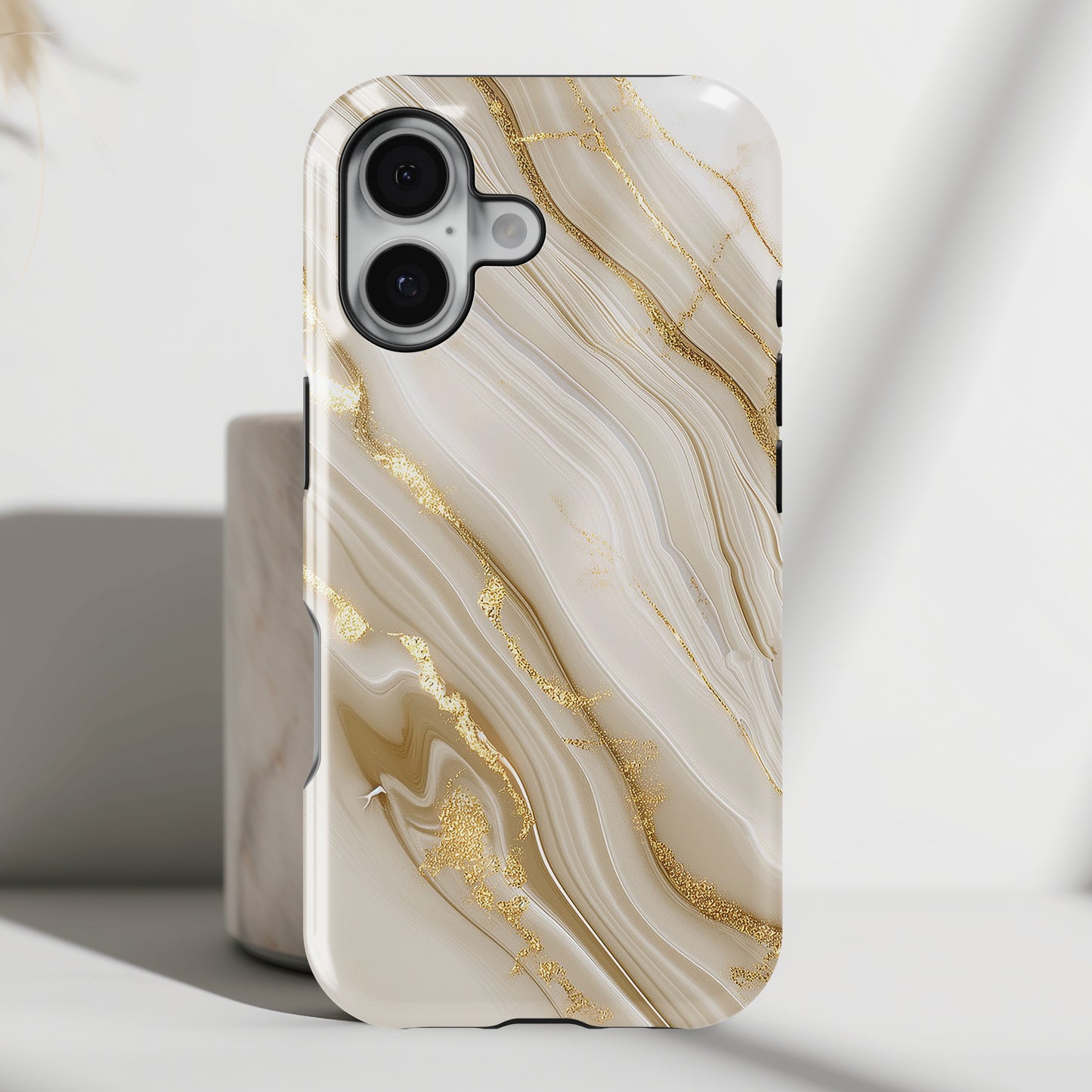 Luxury Gold Marble Case for iPhone