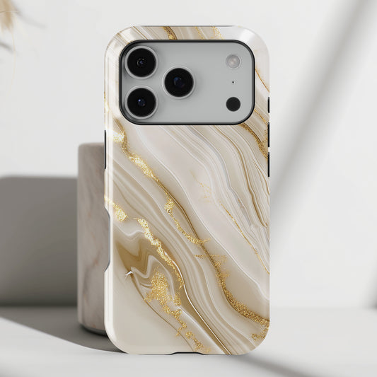 Luxury Gold Marble Case for iPhone
