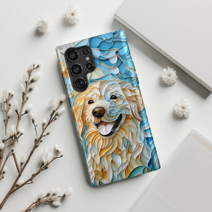 Golden Layers Design Phone Case for Galaxy S series Phones