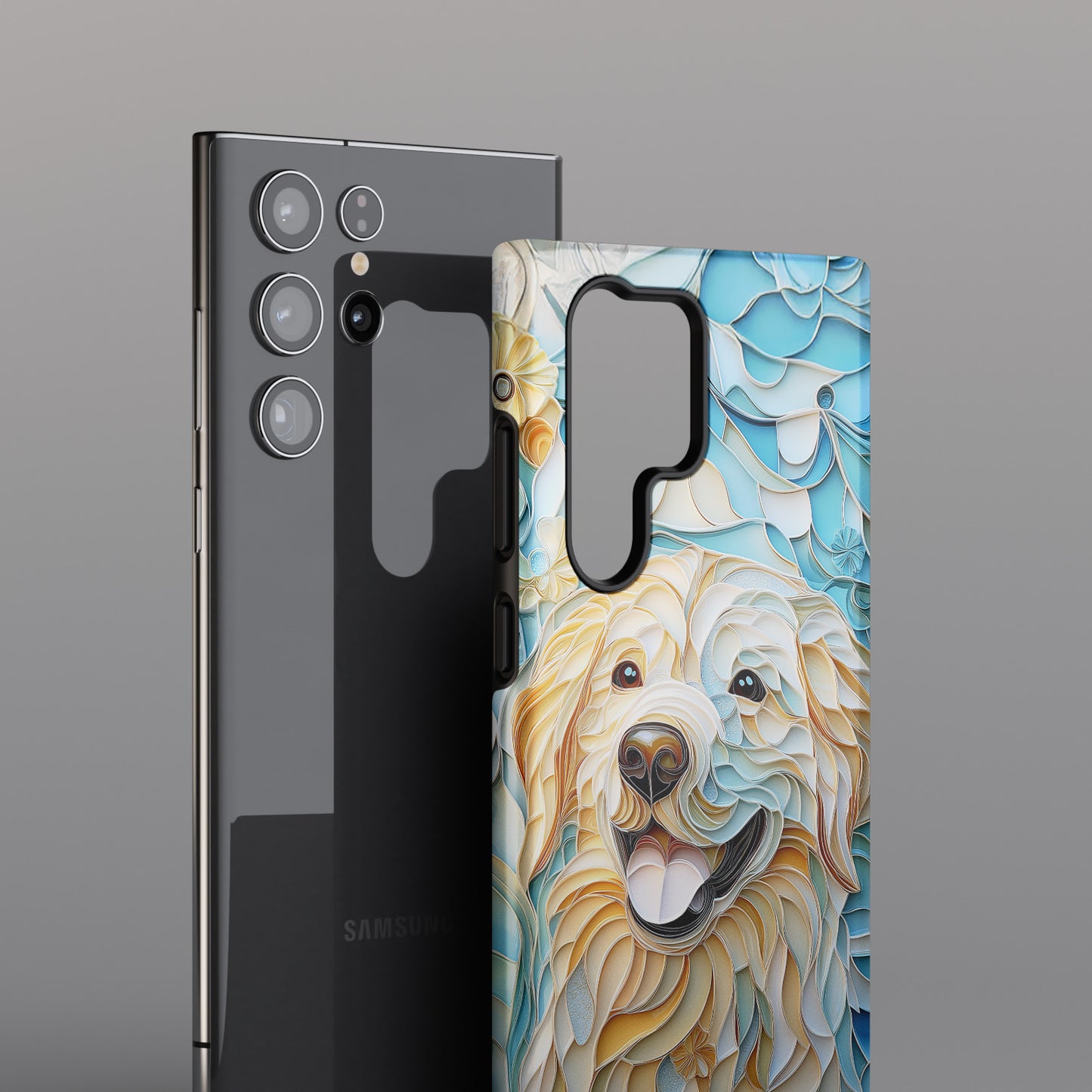 Golden Layers Design Phone Case for Galaxy S series Phones