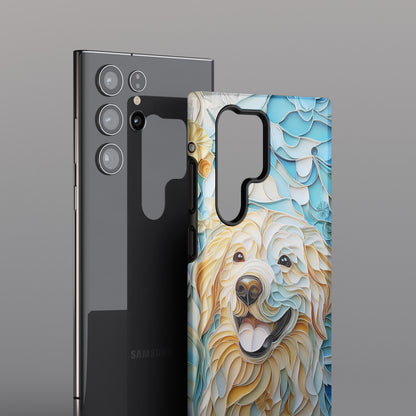 Golden Layers Design Phone Case for Galaxy S series Phones