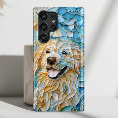 Golden Layers Design Phone Case for Galaxy S series Phones