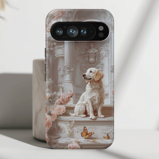 Golden Retriever French Toile Design Phone Case for Google Pixel