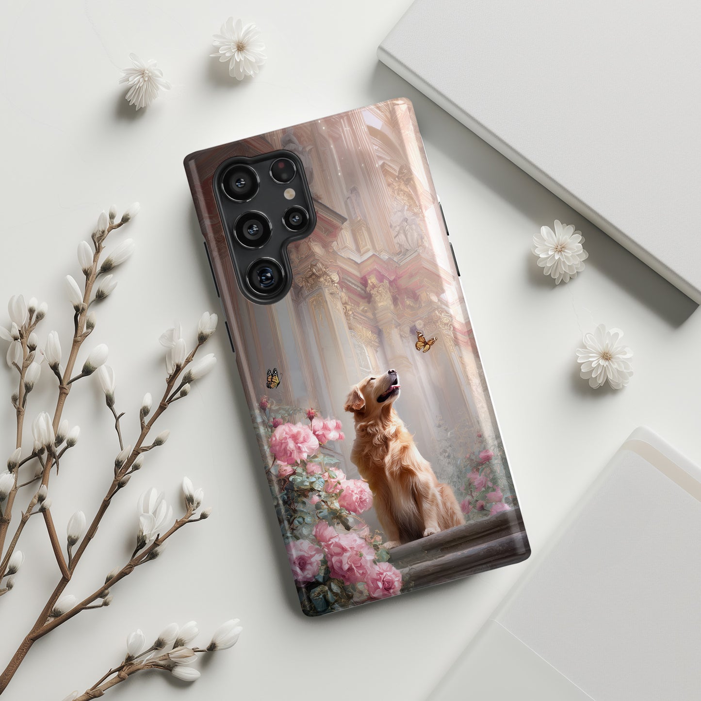 Golden Wonder Design Phone Case for Galaxy S series Phones