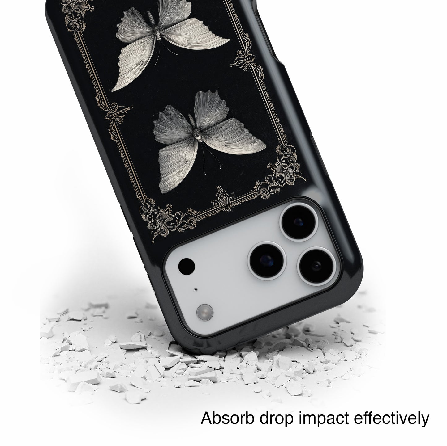 Gothic Wings Design iPhone Case