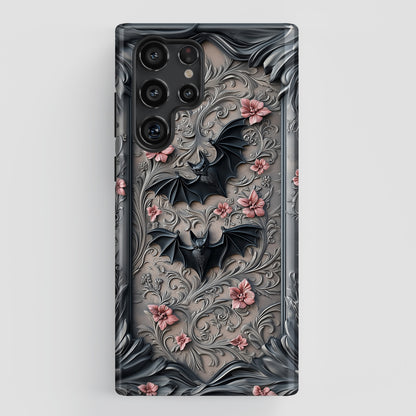 Gothic Victorian Style Bats Design Case for Galaxy S series Phones