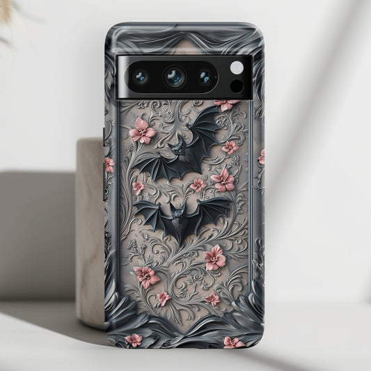 Gothic Victorian Style Bats Design Google Pixel Phone Case