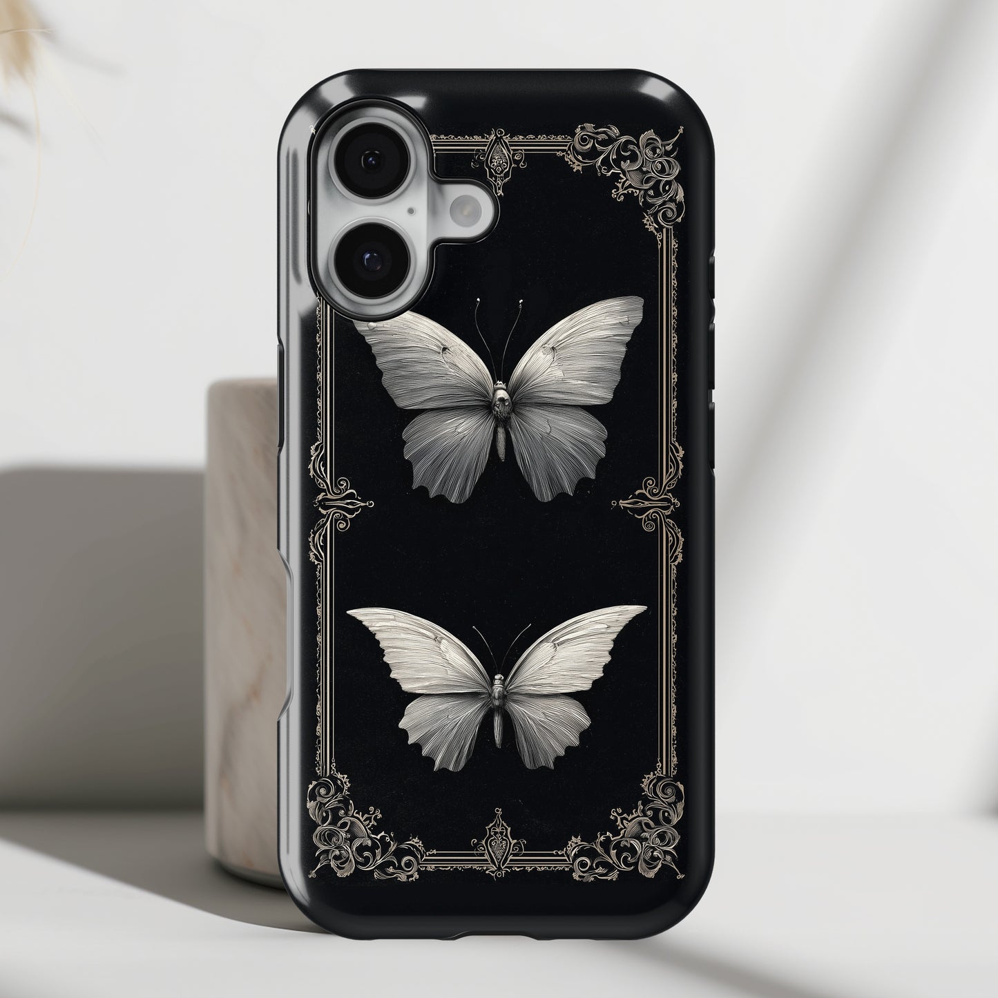 Gothic Wings Design iPhone Case