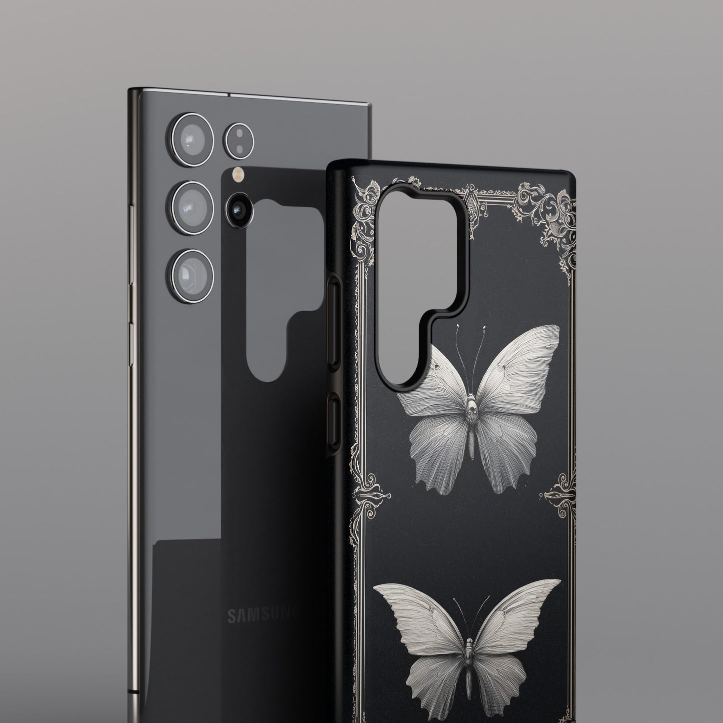 Gothic Wings Design Phone Case for Galaxy S series Phones