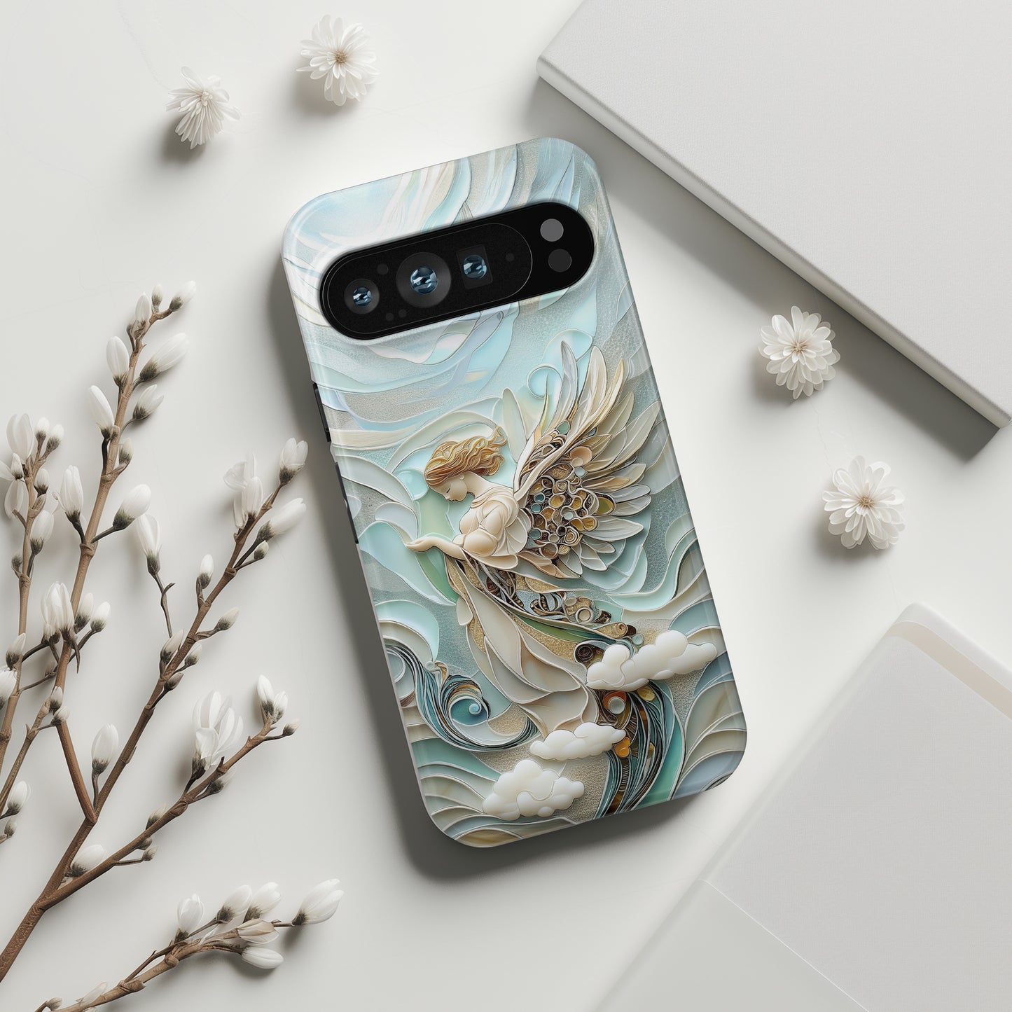 Holy Angel Quilling Art Design Phone Case for Google Pixel