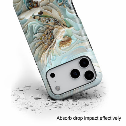 Holy Angel Quilling Art Design iPhone Case