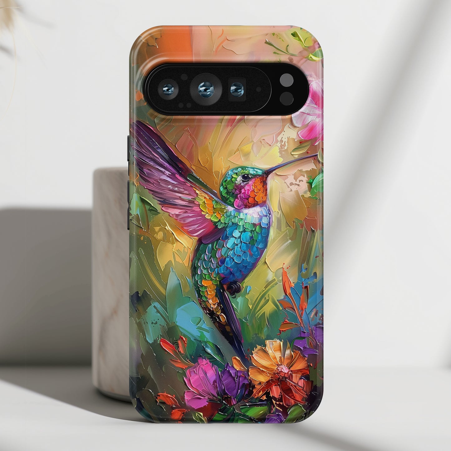 Hummingbird Oil Painting Design Phone Case for Google Pixel