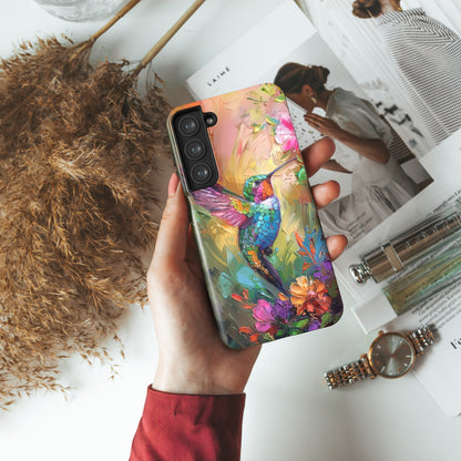 Hummingbird Oil Painting Design Case for Galaxy S series Phones