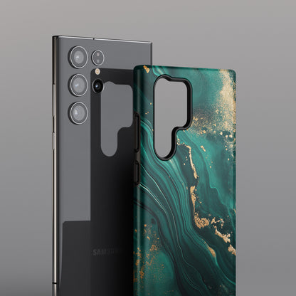 Jade Marble Design Samsung Phone Case