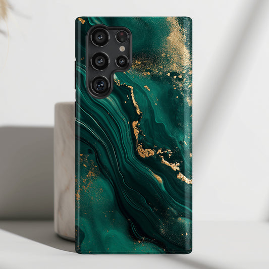 Jade Marble Design Samsung Phone Case