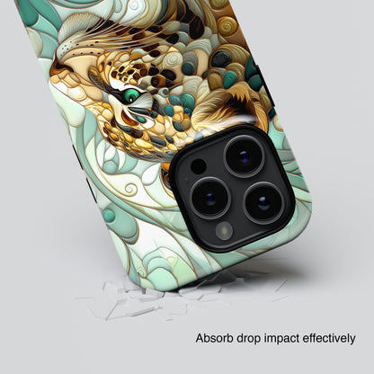 3D Leopard Art Design iPhone Case