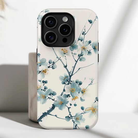 Jasmine Chinese Watercolour Design iPhone Case