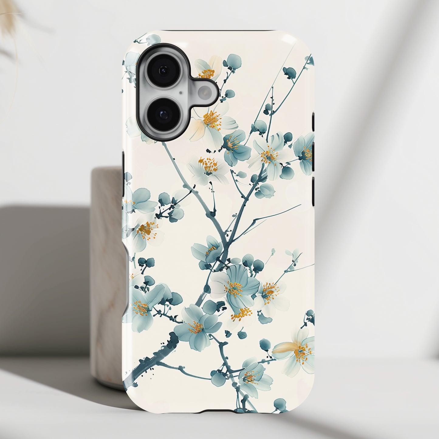 Jasmine Chinese Watercolour Design iPhone Case