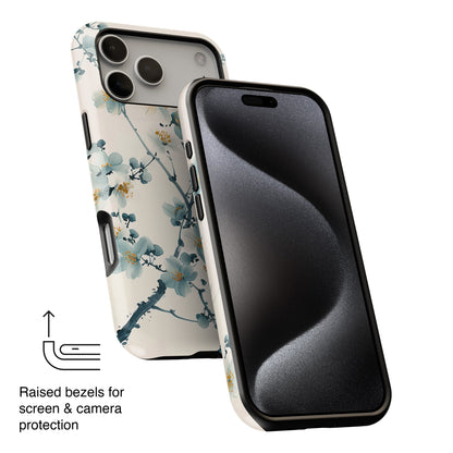 Jasmine Chinese Watercolour Design iPhone Case