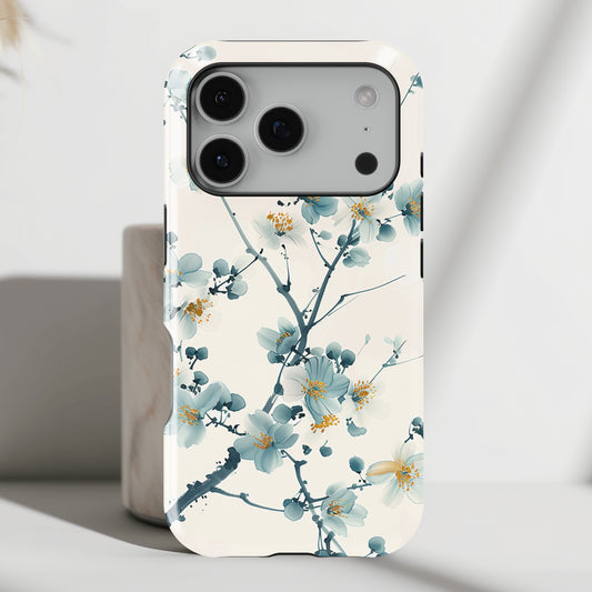 Jasmine Chinese Watercolour Design iPhone Case