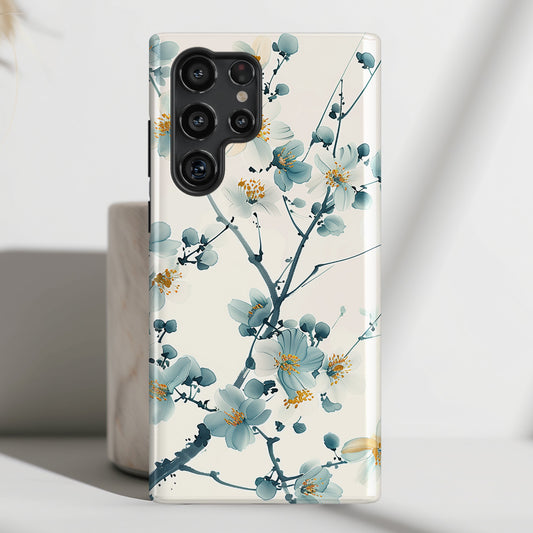 Jasmine Chinese Watercolour Design Samsung Phone Case