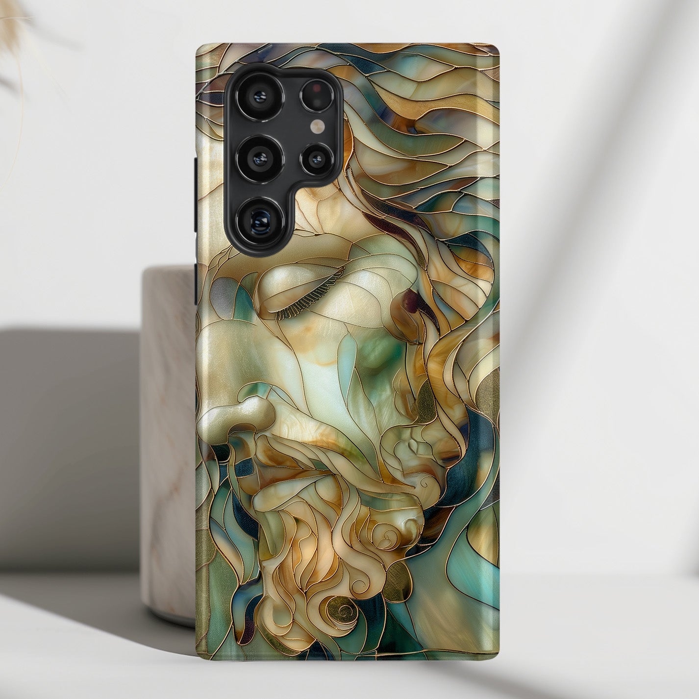Jesus Stained Glass Design 1 Case for Galaxy S series Phones