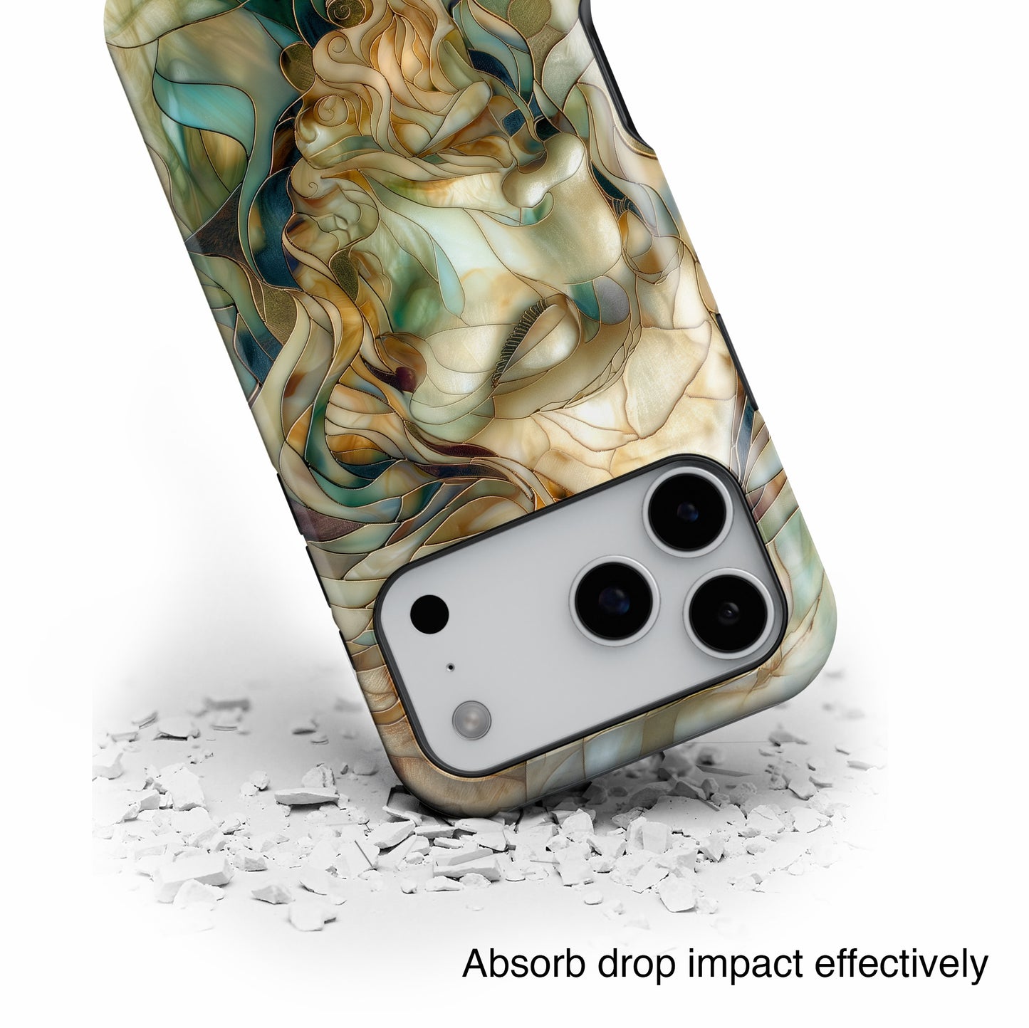 Jesus Stained Glass Design 1 iPhone Case