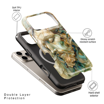 Jesus Stained Glass Design 1 iPhone Case